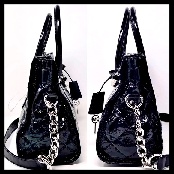 NEW! Michael Kors Hamilton Quilted Leather Satchel - Picture 6 of 11